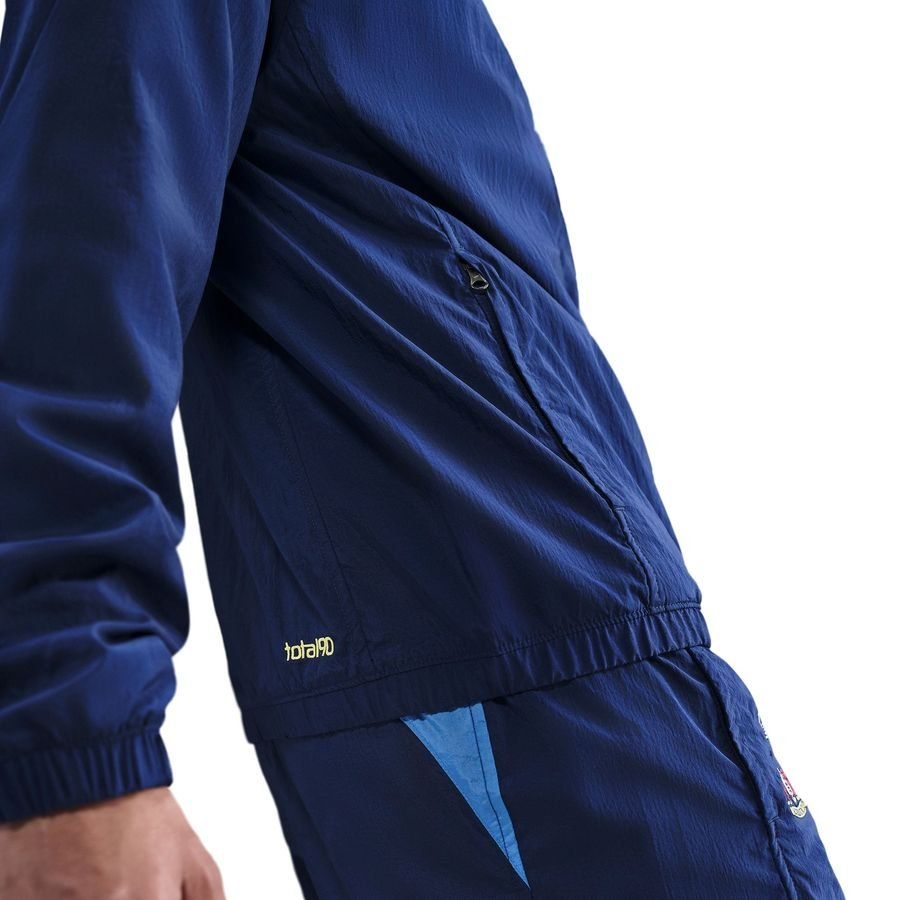 Tottenham Track Jacket T90 Woven GX 3rd - Blue Void/Pacific Blue/Dynamic Yellow - Men's-SoccerKits Hub | Buy Soccer Jerseys Online